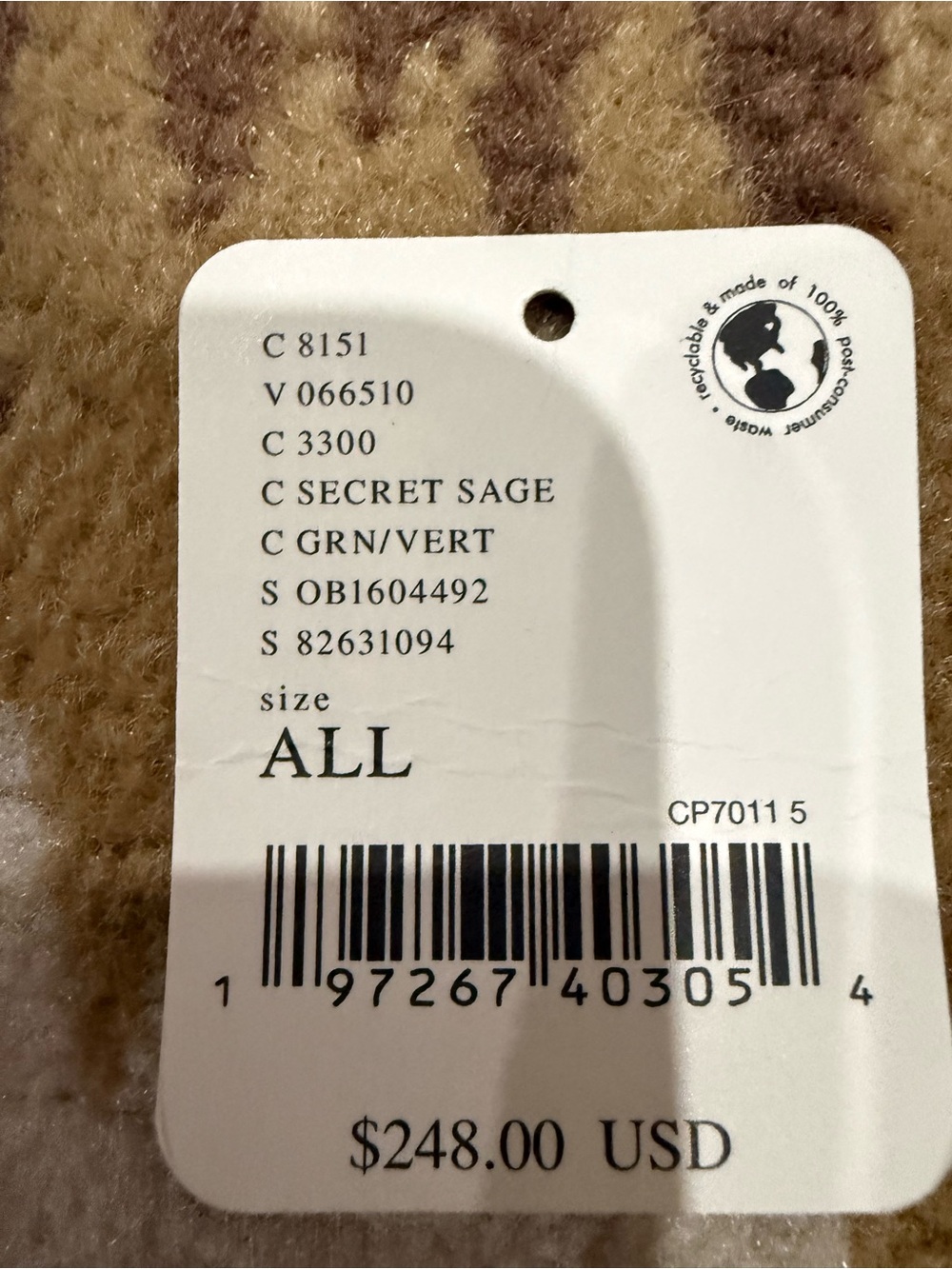 We the Free free people full size Emerson bag in secret sage read description - Picture 8 of 8